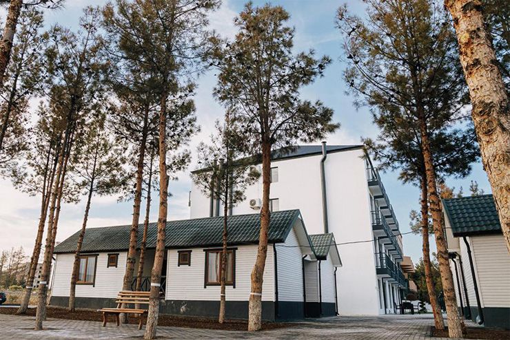 Территория отеля | Karvan Hotel Naftalan, Гянджа-Дашкесанский экономический район