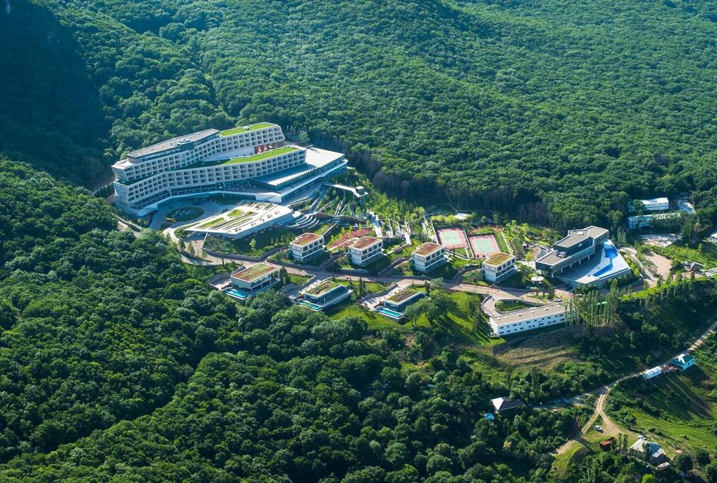 Вид сверху | Qalaalti Hotel & Spa, Шабранский район