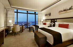 Standard DBL/TWIN Fairmont Sea View, Отель Fairmont Hotel at Flame Towers, Баку