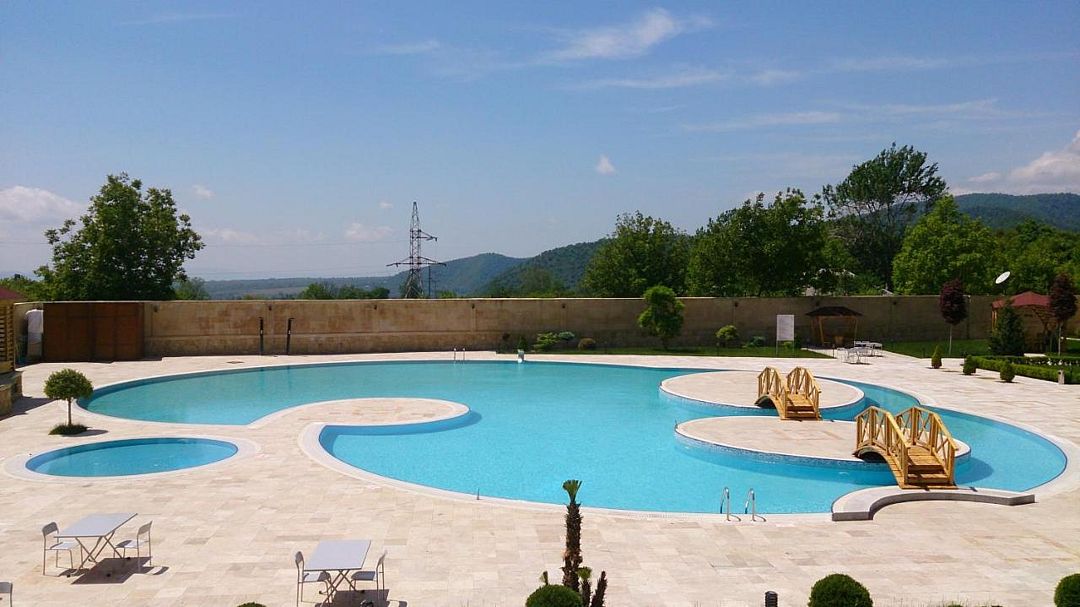 Бассейн | Kaspia Yeddi Gozel Resort Hotel, Габалинский район