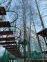 Веревочный парк. Расположен на высоте 2,5 м, состоит из 7 этапов, протяженностью в 150 метров