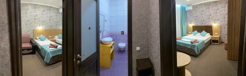 Люкс 4-местный 2-комнатный