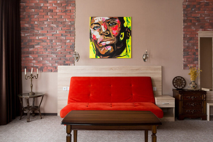 Апартаменты 4-местный 2-комнатный (с кухней и балконом)