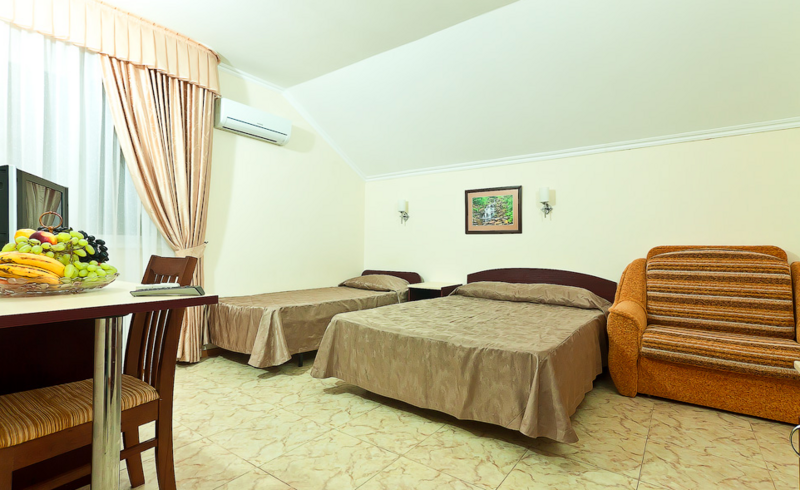 Стандартный 3-местный 1-комнатный