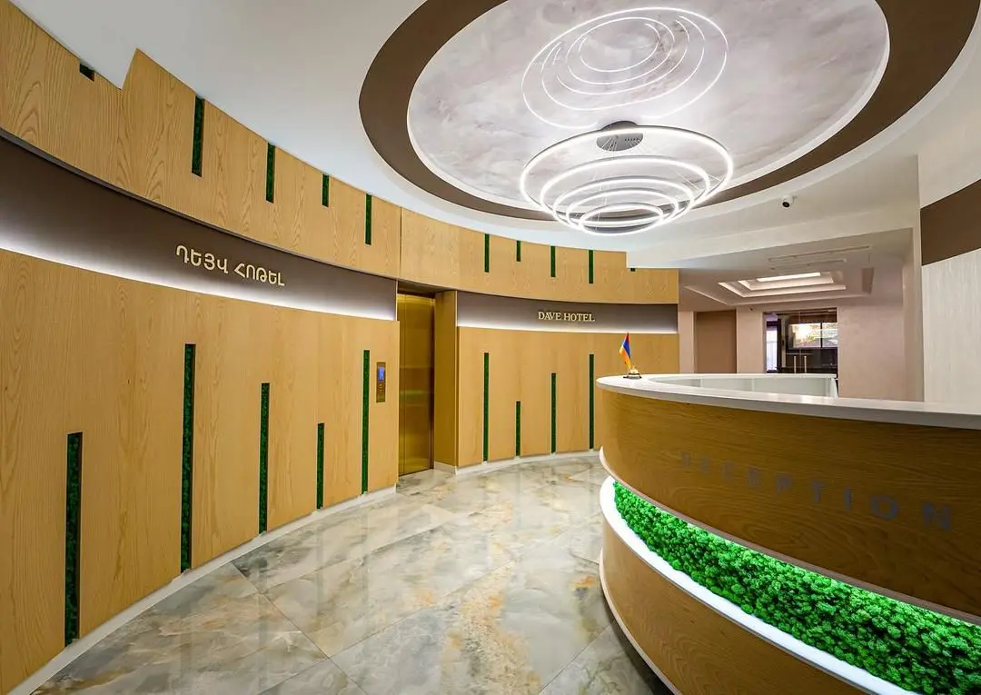 Ресепшен | Dave Hotel, Ереван