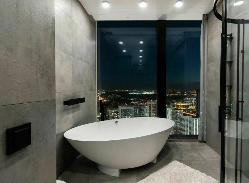 Апартаменты 2-местный 2-комнатный (люкс 43 этаж, 80 кв. м, ЖК Neva Towers)