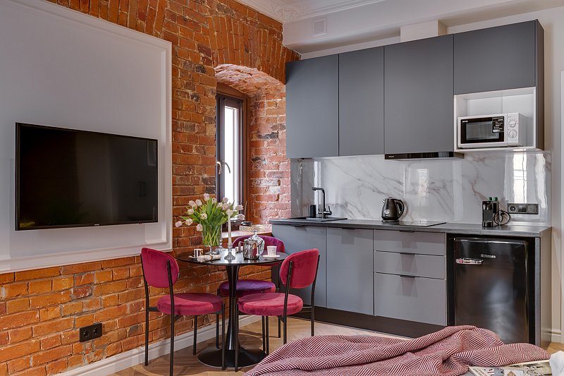 Апартаменты 3-местный (Студио с диваном)