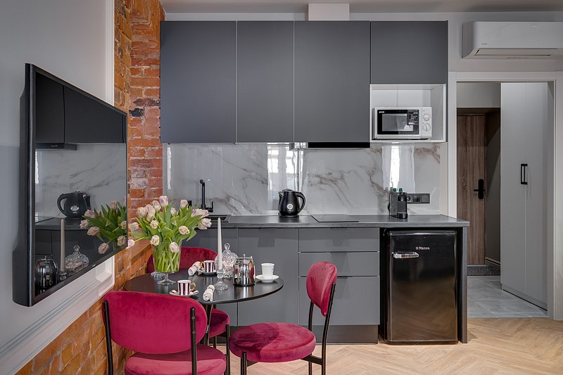 Апартаменты 3-местный (Студио с диваном)