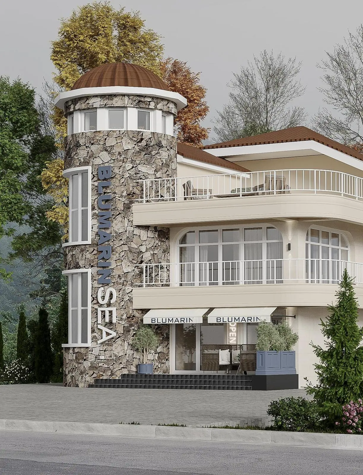 Отель Blumarin Sea, Алушта, Крым