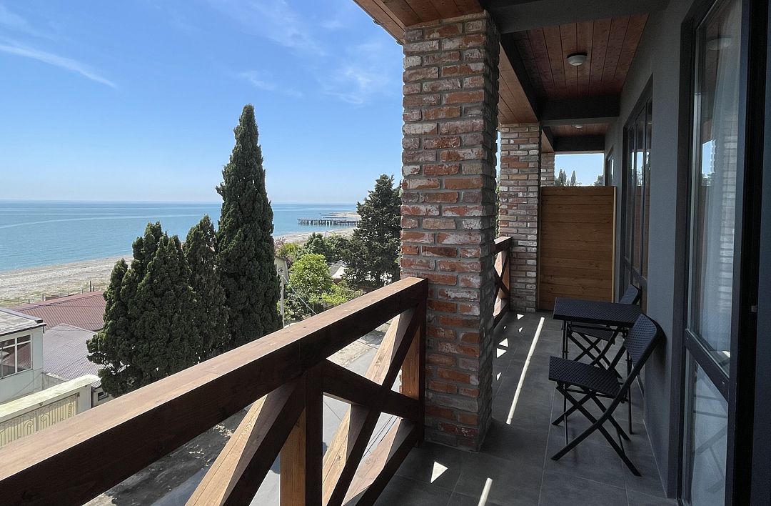 Вид с балкона | PreHotel, Гудаутский район