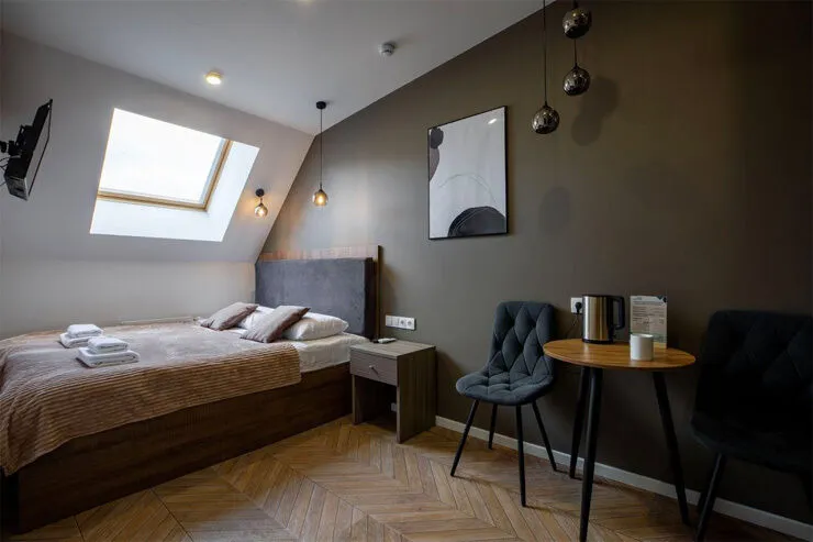 Студио 2-местный Стандартный (мансарда) | Port Comfort by Moyka, Ленинградская область