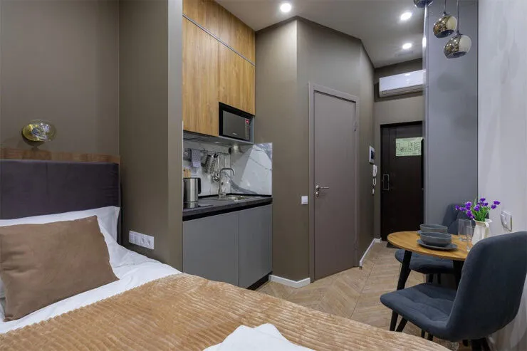 Студио 2-местный Стандартный (мансарда) | Port Comfort by Moyka, Ленинградская область