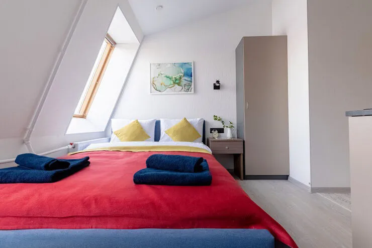 Апартаменты-студио 2-местный (мансарда) | Port Comfort by Neva, Ленинградская область