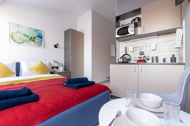 Апартаменты-студио 2-местный (мансарда)