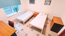 Двухместная комната с 2 односпальными кроватями с электронным замком, Хостел Невский, Калининград