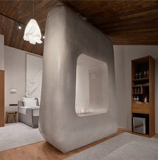 Люкс 4-местный (с камином)