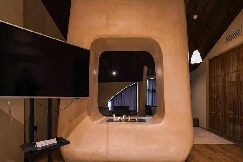 Люкс 4-местный (с камином)