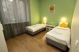 Стандартный двухместный номер с двумя отдельными кроватями с удобствами в блоке, Мини-отель Лимонад, Ярославль