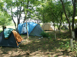 Кемпинг со своей палаткой, База отдыха Дарданеллы, Затон