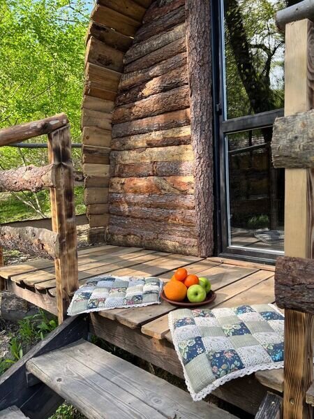 Эко-домик РЕЛАКС эвкалипт, сено, дуб