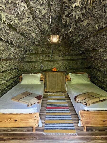 Эко-домик РЕЛАКС эвкалипт, сено, дуб