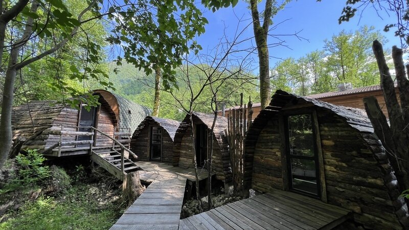 Эко-домик РЕЛАКС эвкалипт, сено, дуб