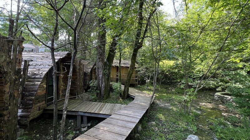 Эко-домик РЕЛАКС эвкалипт, сено, дуб