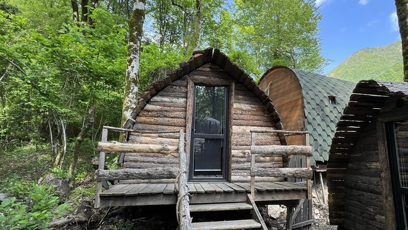 Эко-домик РЕЛАКС эвкалипт, сено, дуб