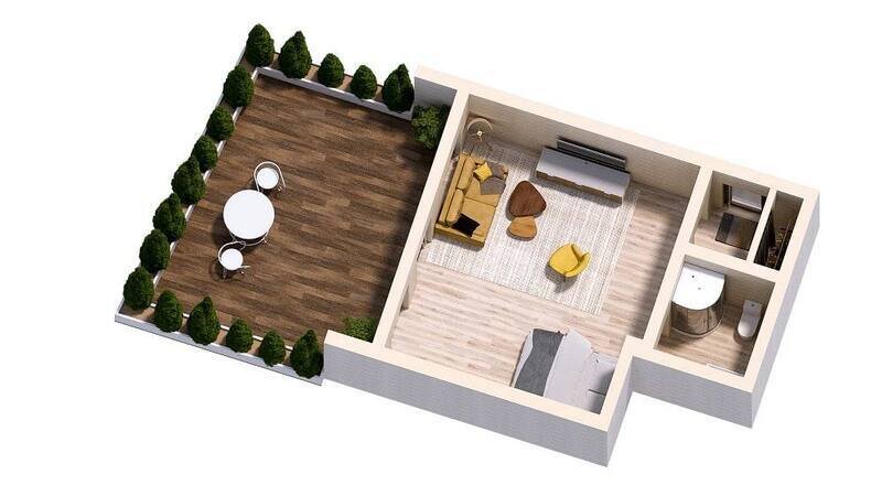 Дом 2-местный Студио