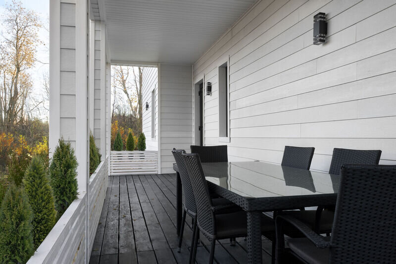 Дом 6-местный (с двумя террасами)