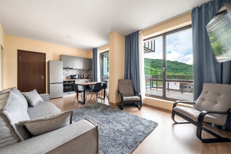 Апартаменты Улучшенный 5-местный (с 2 спальнями, DBL/TWIN)