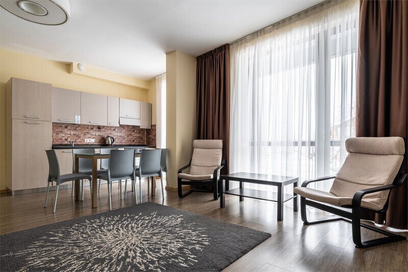 Апартаменты Улучшенный 5-местный (с 2 спальнями, DBL/TWIN)