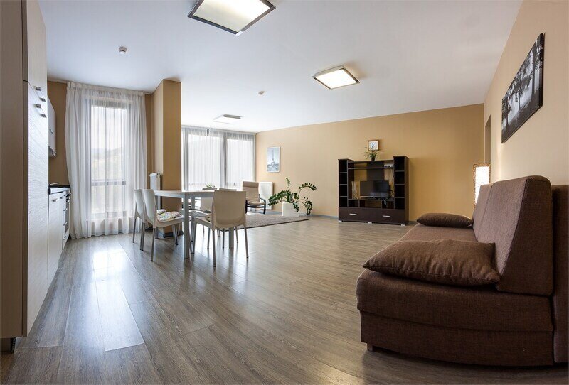 Апартаменты Улучшенный 5-местный (с 2 спальнями, DBL/TWIN)