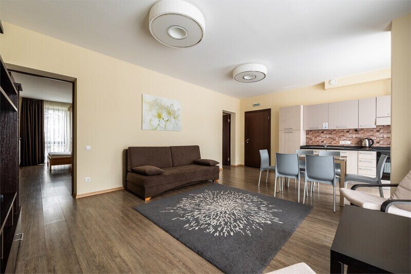 Апартаменты Улучшенный 6-местный (с 2 спальнями, DBL)