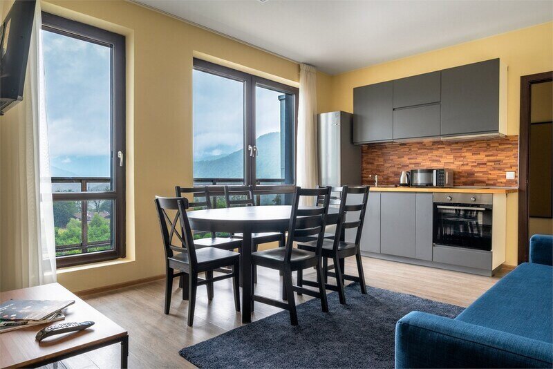 Апартаменты Улучшенный 6-местный (с 2 спальнями, DBL)