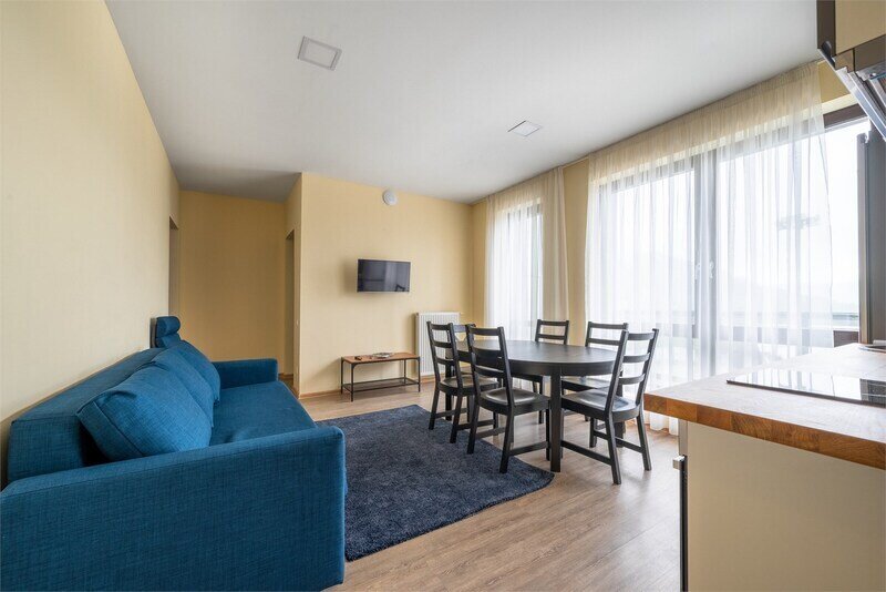 Апартаменты Улучшенный 6-местный (с 2 спальнями, DBL)