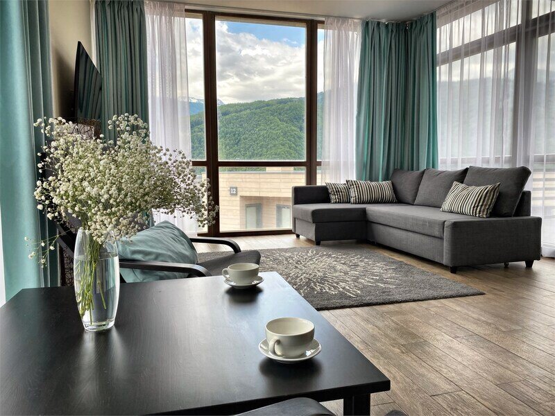 Вилла 7-местная (с 3 спальнями, вид на горы)