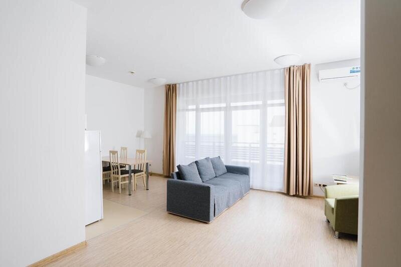 Апартаменты 2-местный (с одной спальней и террасой)