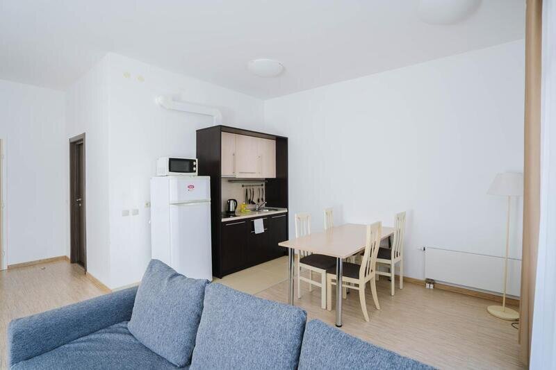 Апартаменты 2-местный (с одной спальней, вид на море)