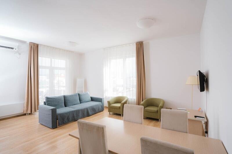 Апартаменты 2-местный (с одной спальней, вид на море)