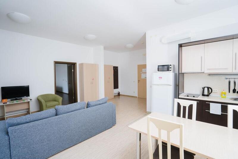 Апартаменты 2-местный (с одной спальней, вид на море)