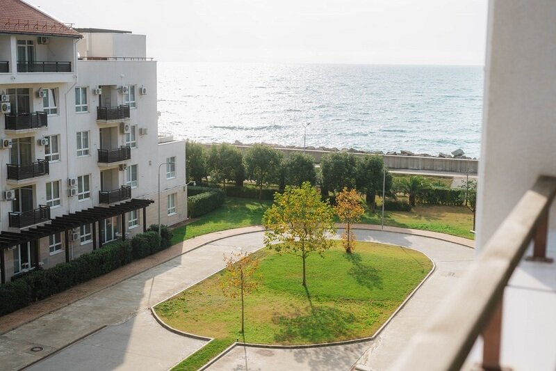 Апартаменты 2-местный (с одной спальней, вид на море)