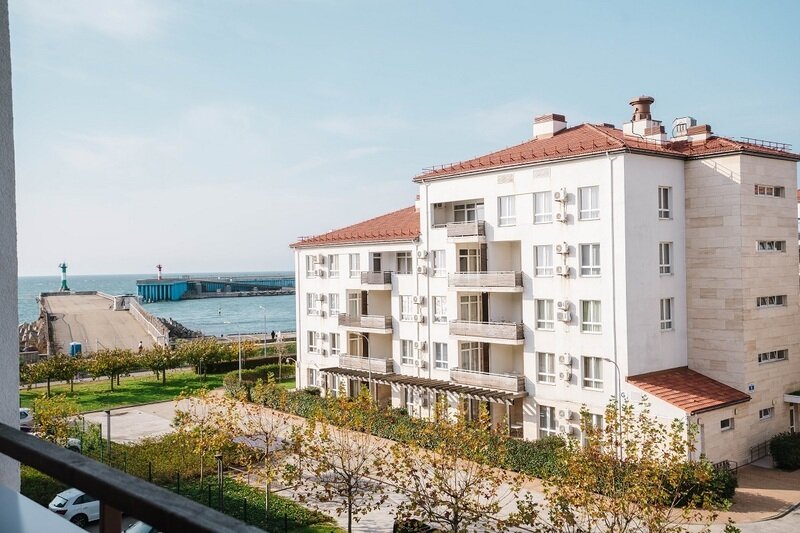 Апартаменты 2-местный (с одной спальней, вид на море)