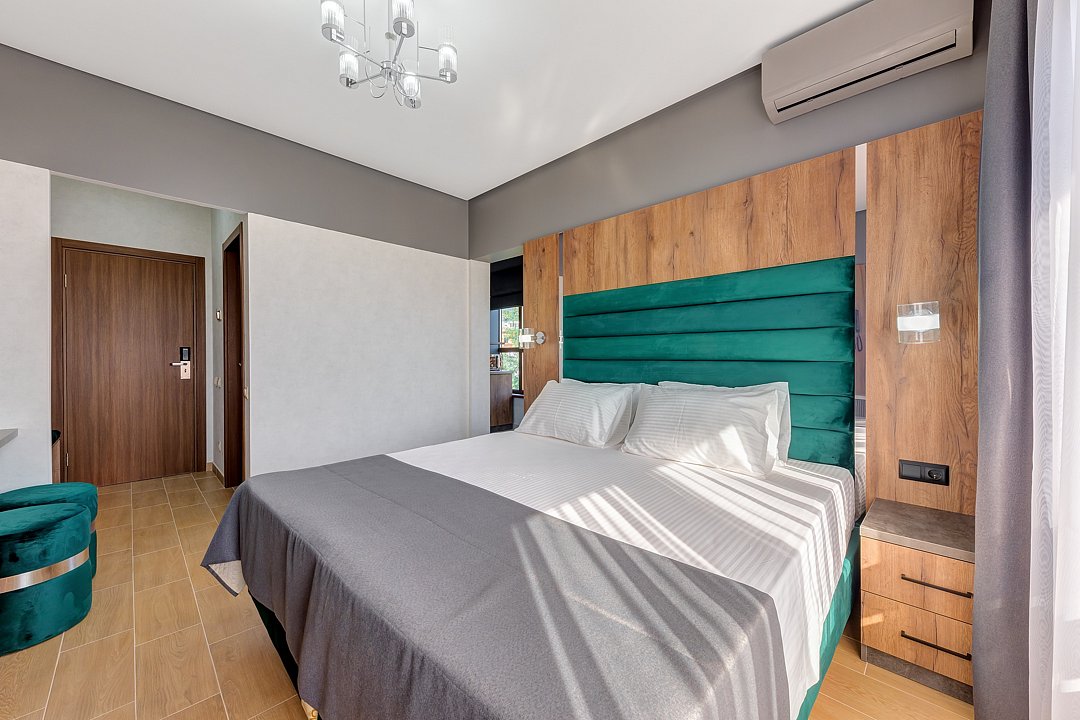 Студио 2-местный (с кухней, с балконом и видом на море)