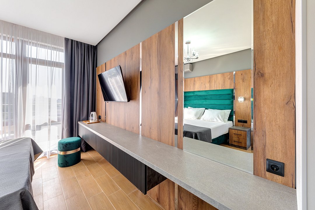 Студио 2-местный (с кухней, с балконом и видом на море)