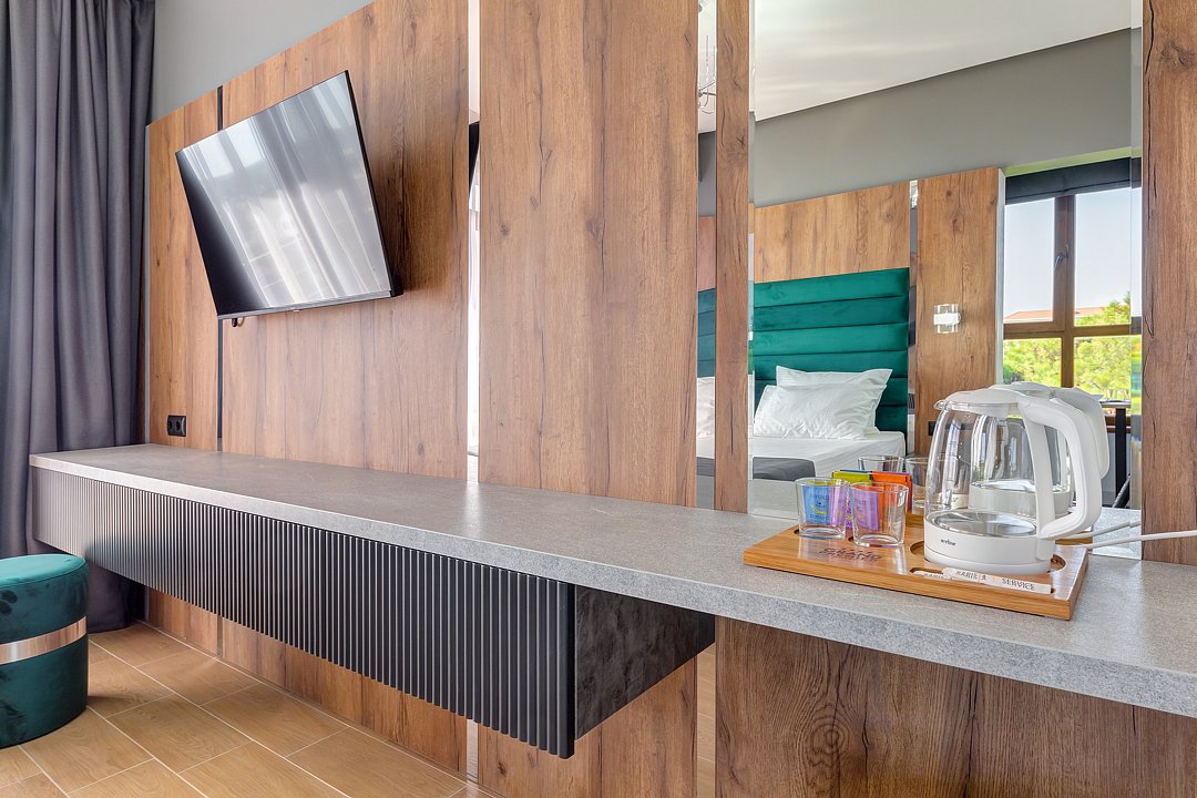 Студио 2-местный (с кухней, с балконом и видом на море)