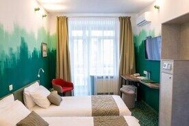 Двухместный номер с двумя раздельными / соединяющимися кроватями, Отель Тайга, Иркутск