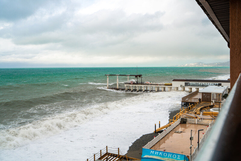 Стандартный 2-местный (с балконом, вид на море и доп.местом)
