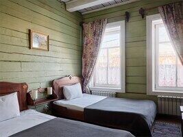 Двухместный комфортный номер с двумя кроватями, Отель Доходный дом М.А. Листратовой, Иркутск
