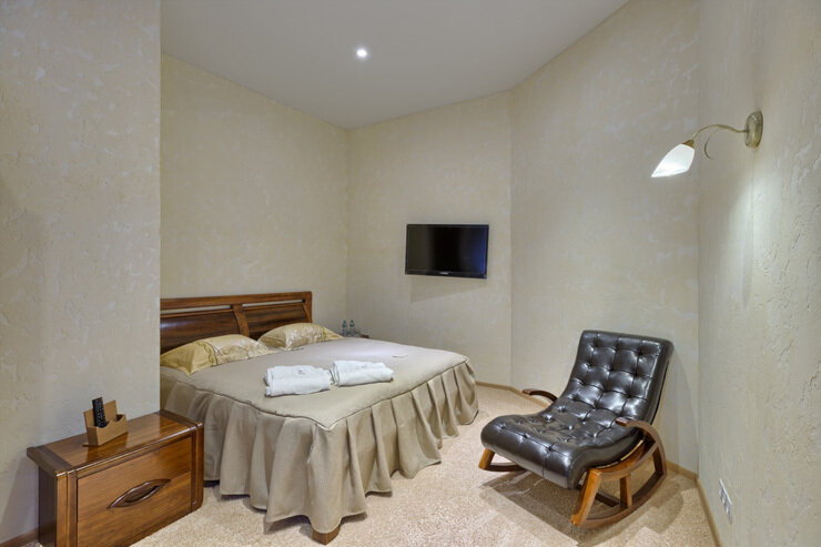 Семейный 2-местный 1-комнатный MAGIC HOUSE (1-й этаж коттеджа)